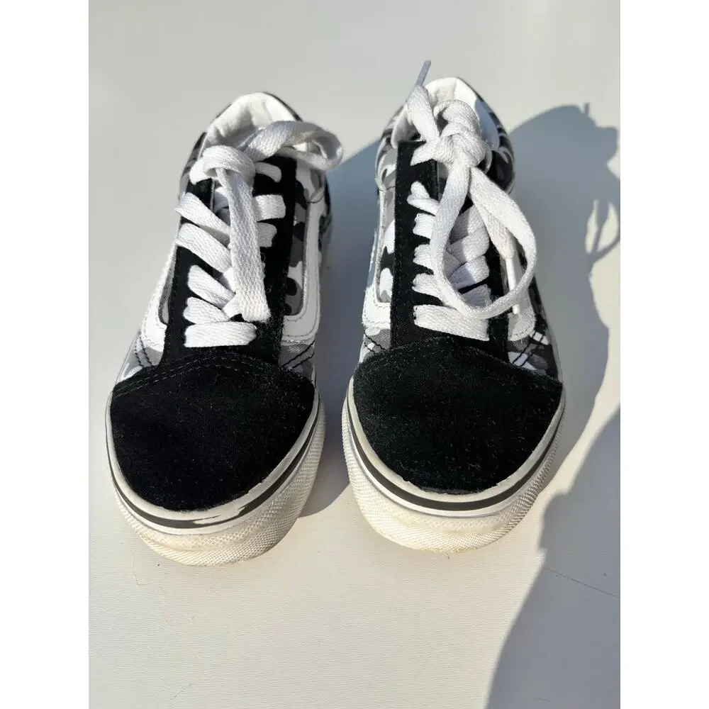 Vans Old Skool Low Top Camo Black Toddler Sneaker 12